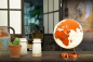 Preview: Globe "New Light&Colour" Hot Tangerine - Ø 30 cm / 11,81 inch